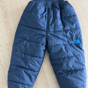 The North Face Navy and Red Quilted Jacket